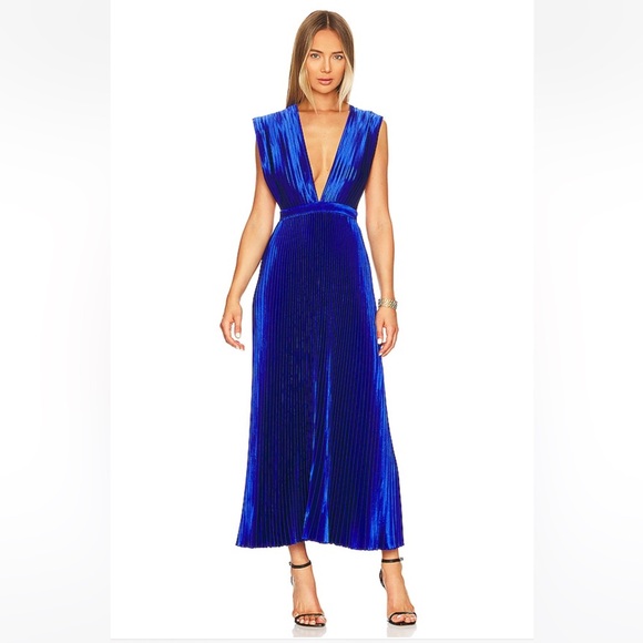 L’IDEE Gala Gown in Cobalt Blue - Picture 1 of 6